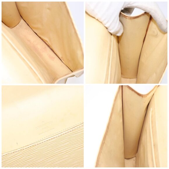 LOUIS VUITTON Epi Ramatuelle Shoulder Bag Cream Vanilla M5247A LV Auth ep9427 - Picture 15 of 16